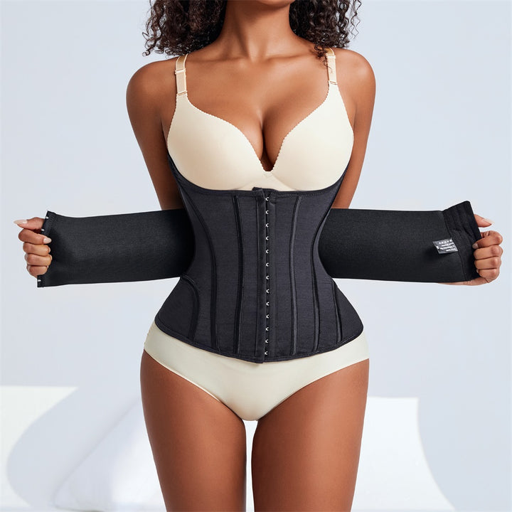 High Quality Double Belt Trimmer Wrap Corset Waist Trainer Shaper