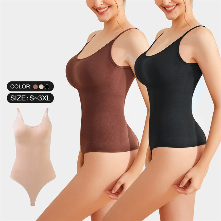 Seamless Full Body Shapewear Bodysuit  Light Tummy Control & Butt Lifter Waist