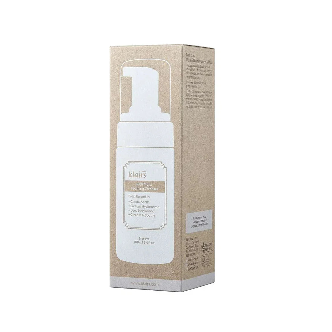 Moist Foaming Cleanser | Hydrating Foaming Cleanser | Iamskin.com