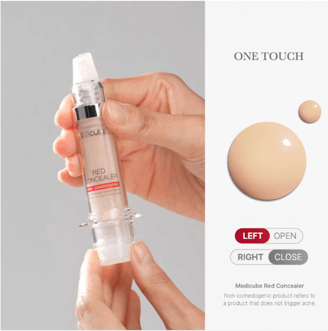 Medicube Red Concealer | High Coverage Concealer | Iamskin.com