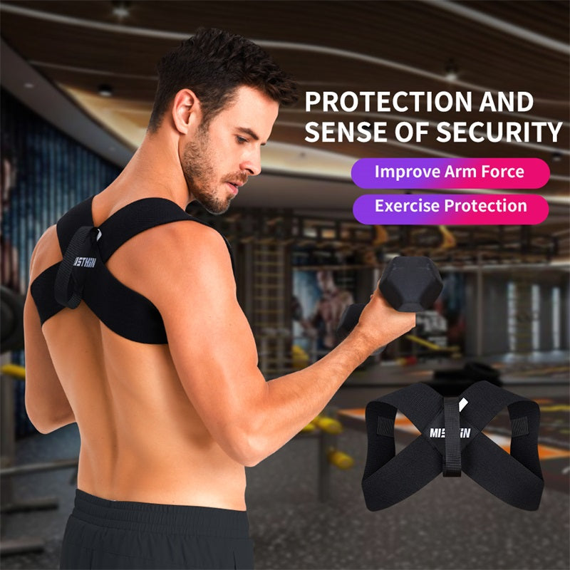 Back Posture Brace Support Belt for Men Clavicle Spine Corrector and Shoulder Lumbar