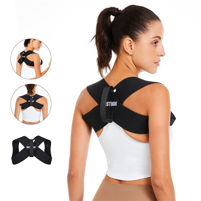 Back Support Belt Clavicle & Spine Posture Corrector for Shoulder and Lumbar Alignment
