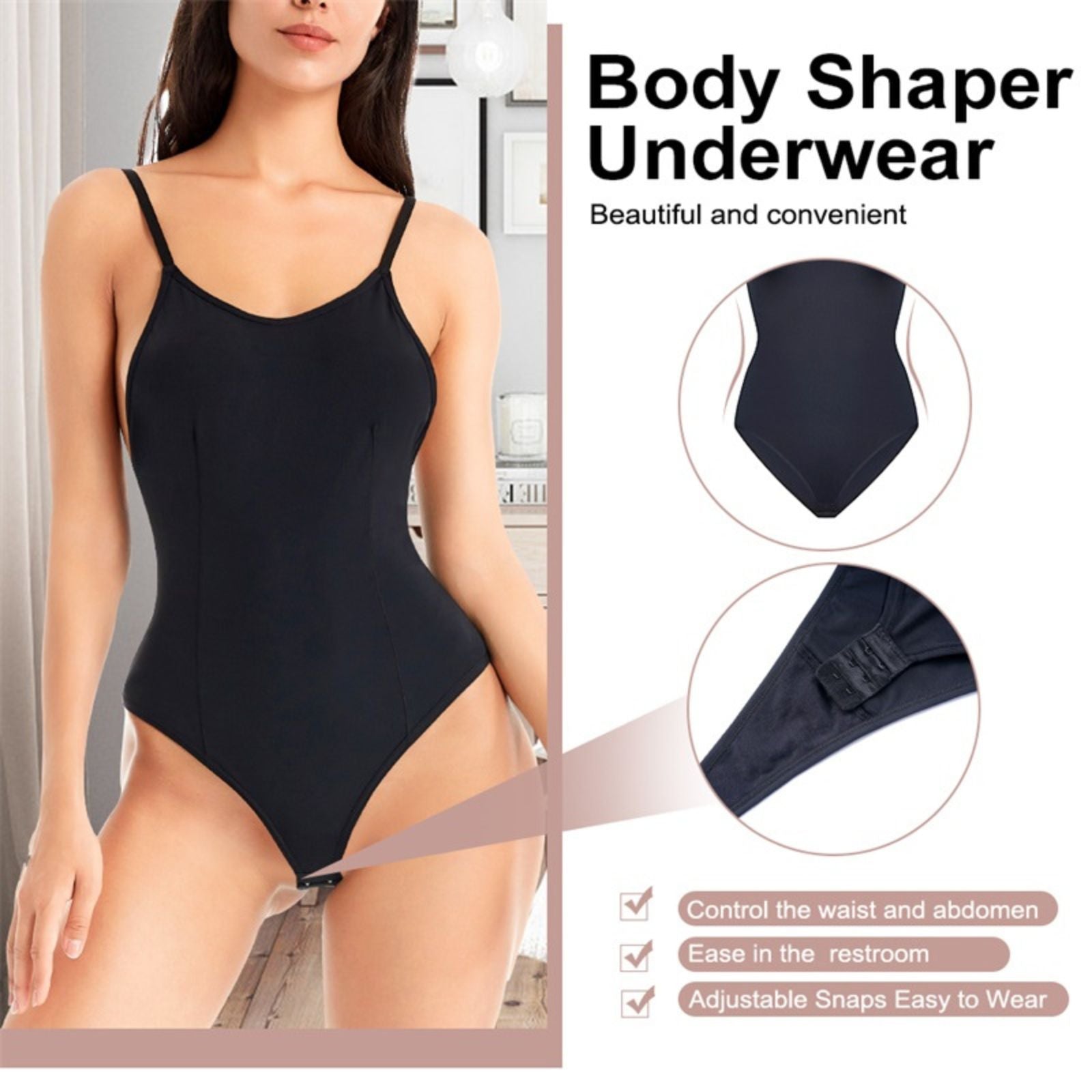 Backless Shapewear Bodysuit | Seamless Waist Trainer | Iamskin.com