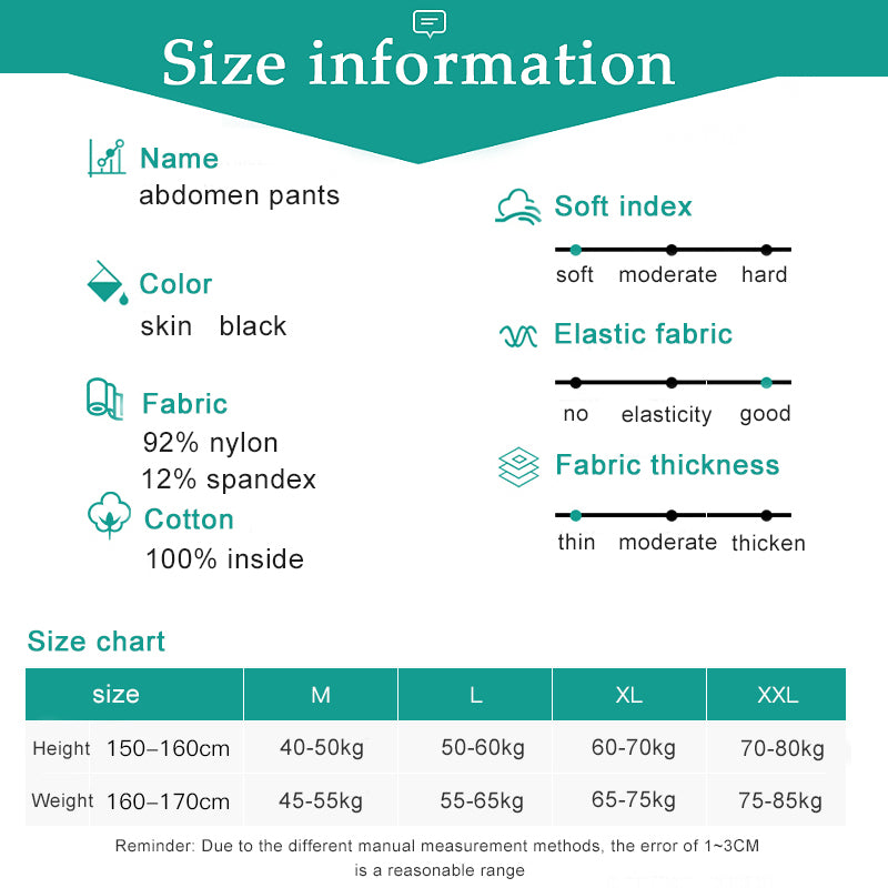 Butt Lifter High Belly Waisted Plus Size Women Control Panties Body Shaper