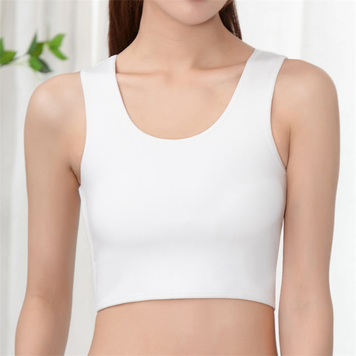 Compression Wireless Breast Flat Belly Bra Shaper Top Shapewear