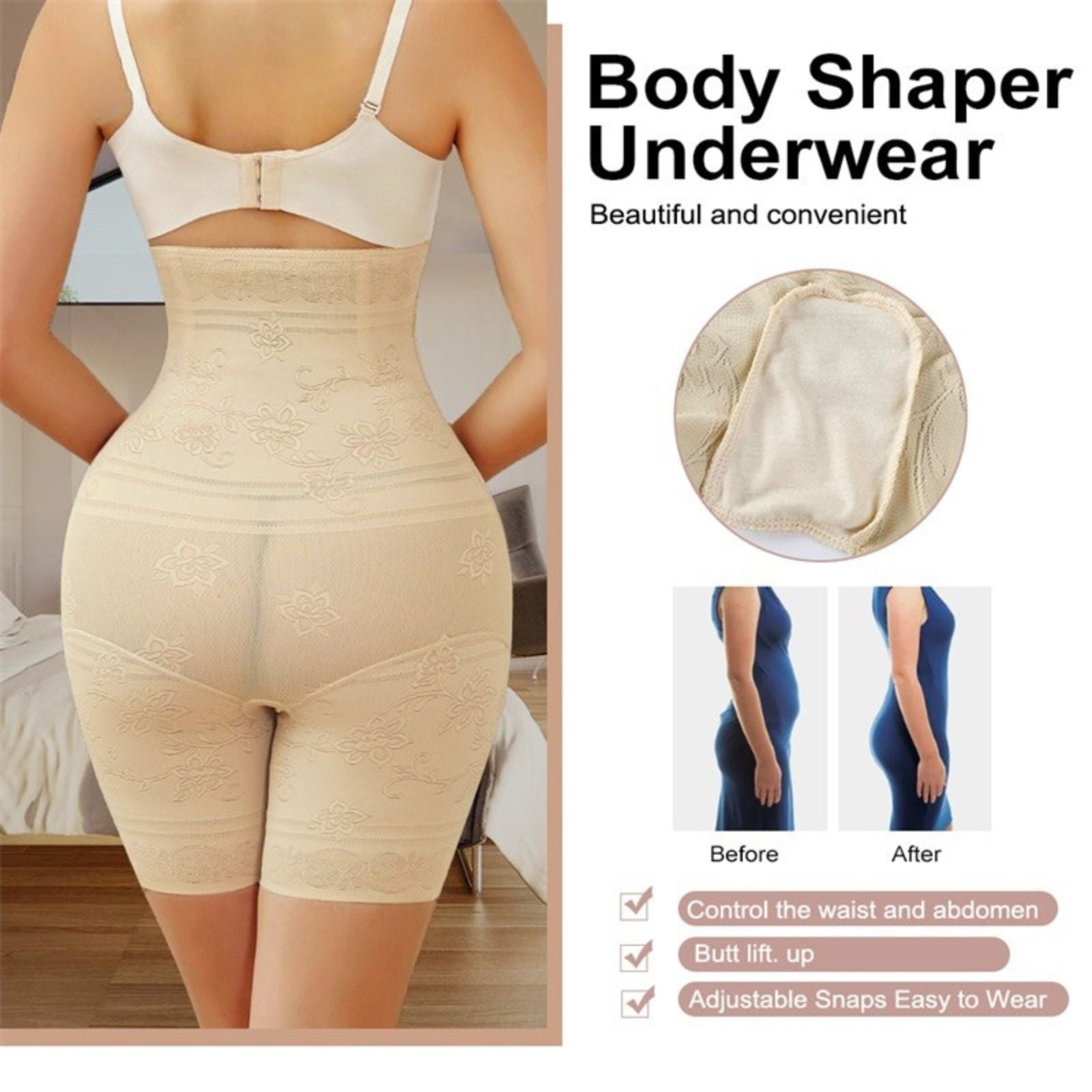 Corset Shaper Wear Thigh Tummy Control High Waist Trainer Shapewear