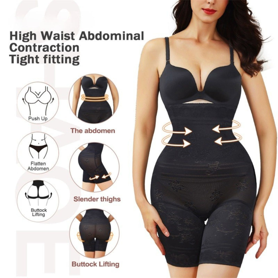Corset Shaper Wear Thigh Tummy Control High Waist Trainer Shapewear