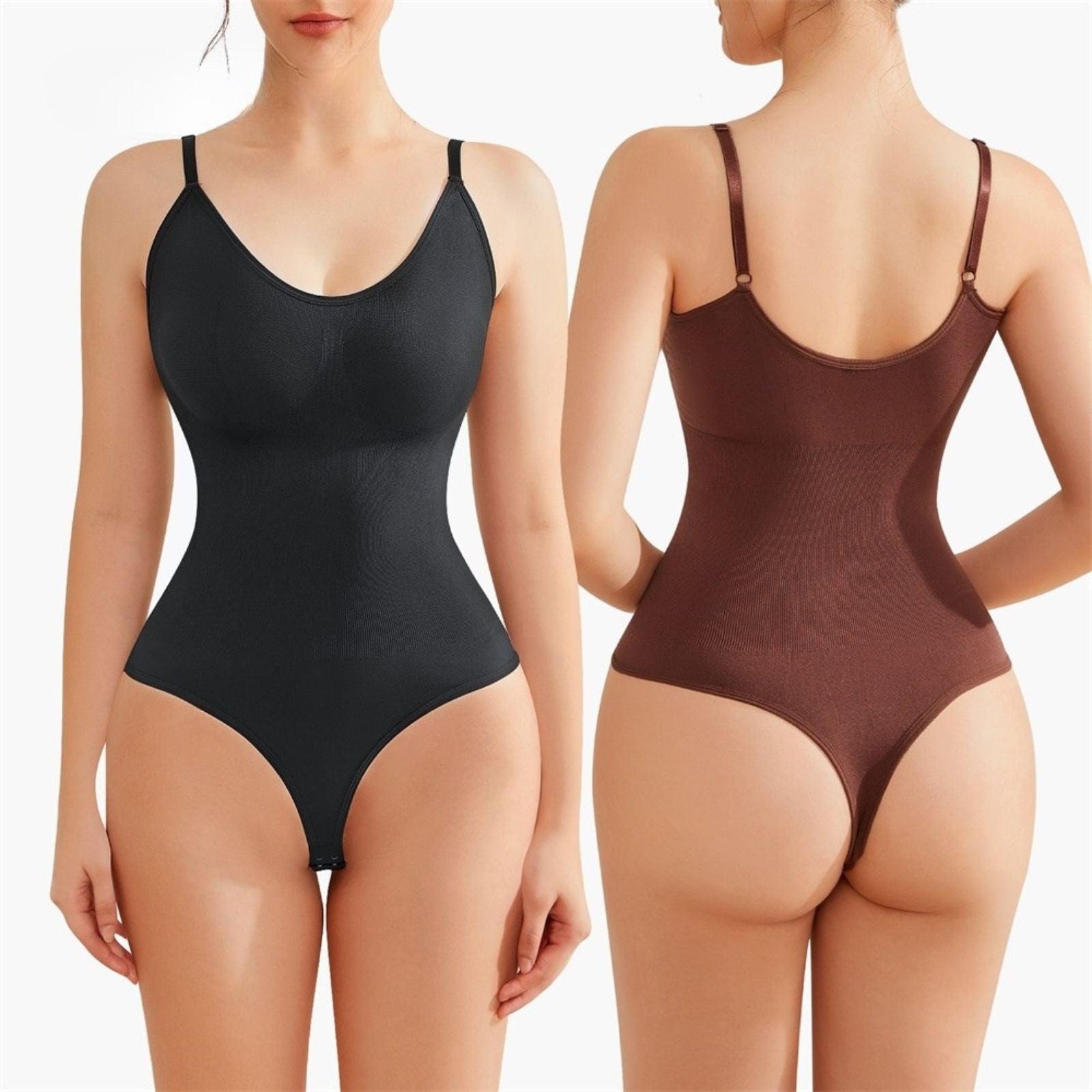 Custom T-Back Full Body Shapewear Bodysuit Tummy Control Thong Waist