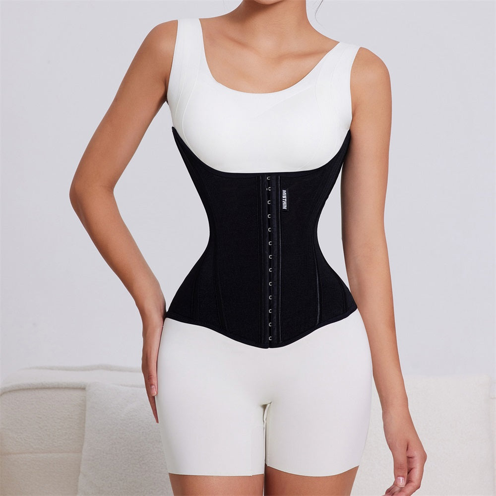 Double Cincher Corset Belt Wrap Girdle Shapewear Tummy Control Waist Trainer Shaper