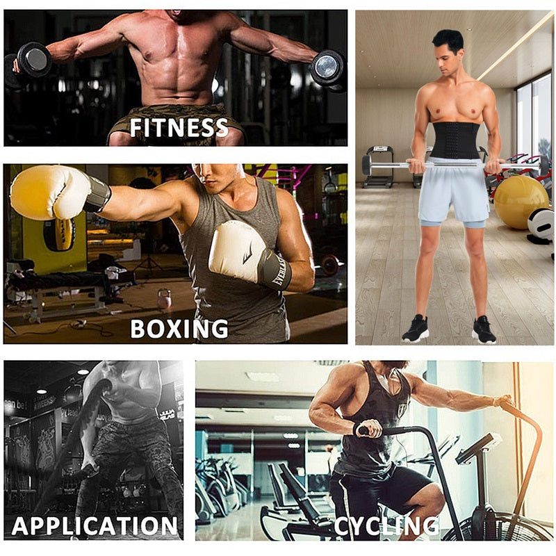 Full Body Slim Plus Size Men Waist Trainer Girdle Tummy Control Shaper Belt Shapewear