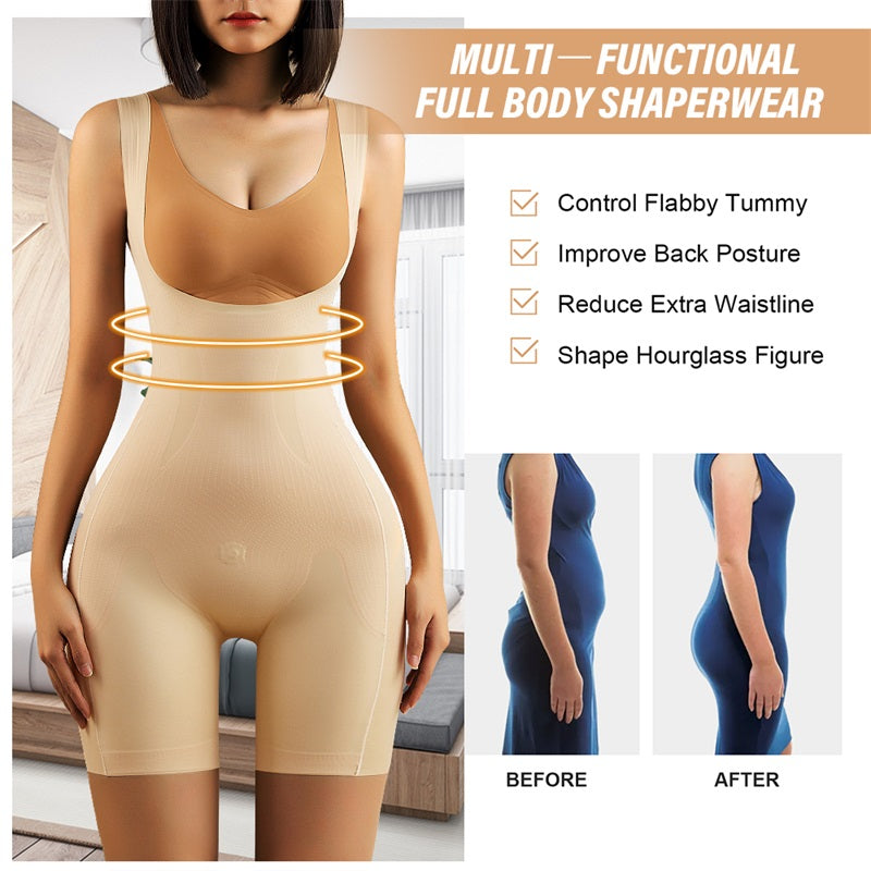 High-Quality Slimming Full Body Shapewear Jumpsuit Waist Trainer Bodysuit