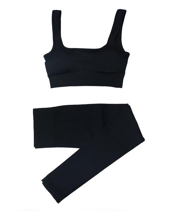 High Waist Fitness Seamless Shorts Sports Workout and Bra Sets Wear