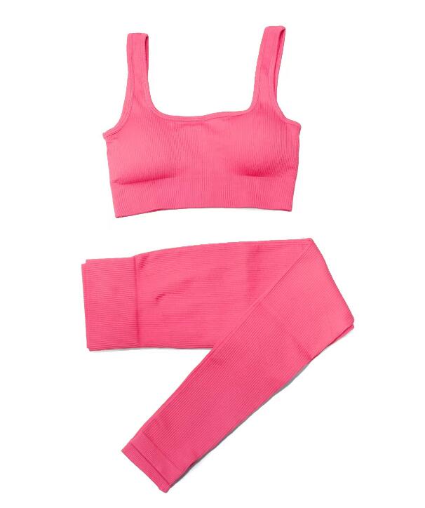 High Waist Fitness Seamless Shorts Sports Workout and Bra Sets Wear