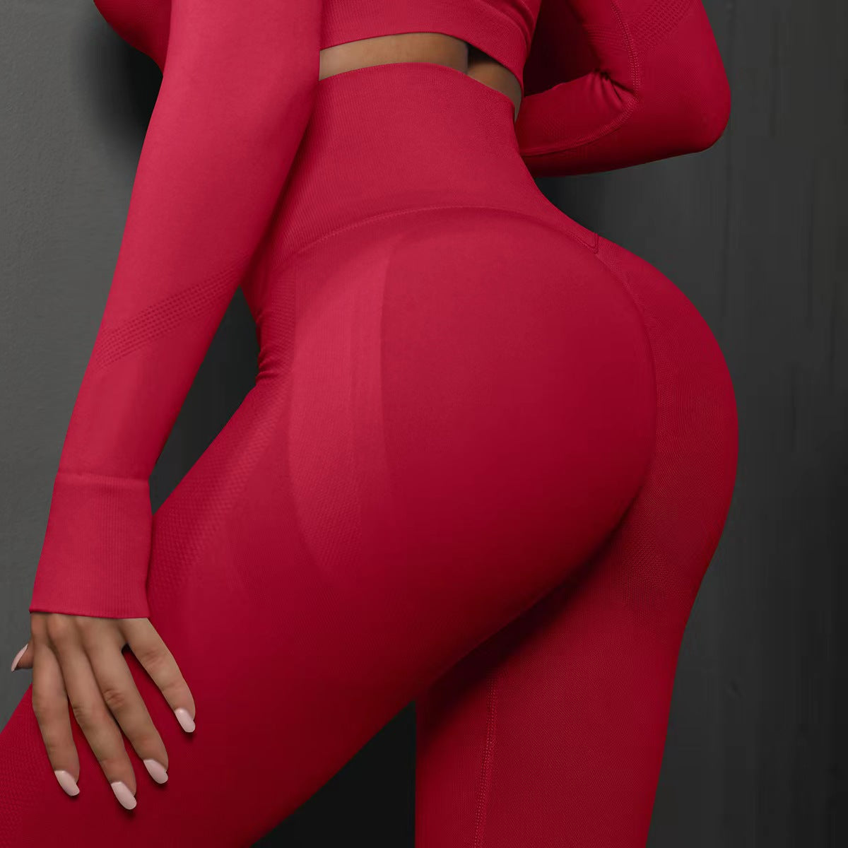 High Waist Scrunch Butt Gym Shorts Seamless Sports Biker Shorts for Yoga