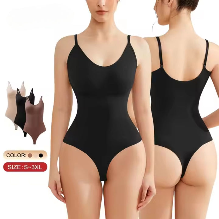 Light Tummy Control Full Body Corset Waist Bodysuit Shapewear