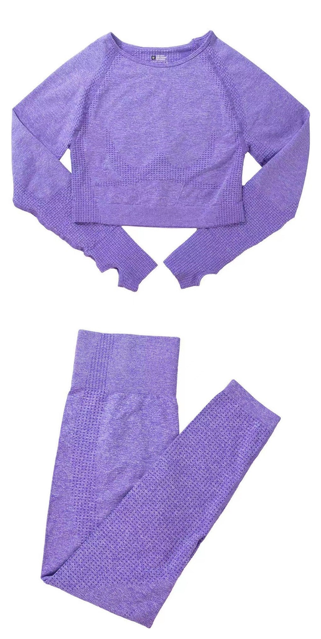 Long Sleeve Gym Pants Sports High Waist Shorts Workout and Bra Sets