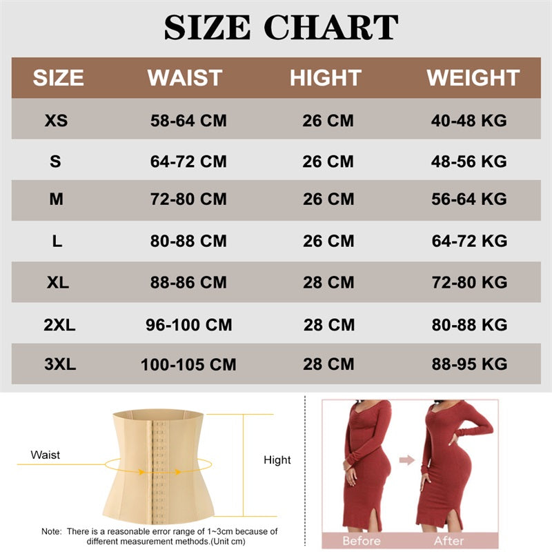 Plus Size Full Body Waist Trainer Light Control Tummy Slimming Shaper