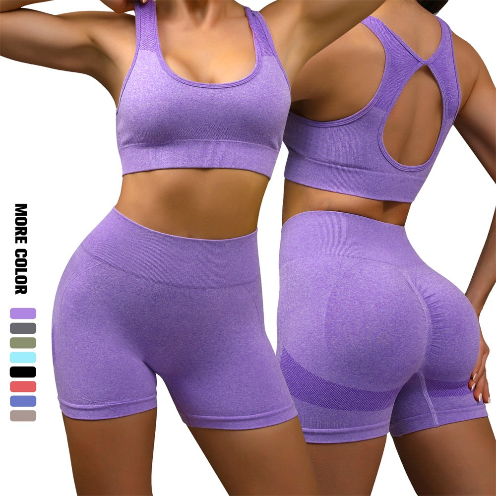 Mesh Yoga Shorts Push-Up Leggings for Women’s Gym Workout and Sport