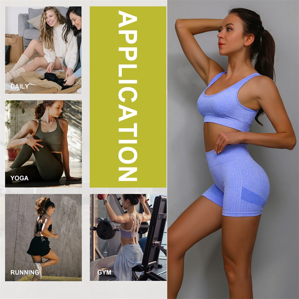 Mesh Yoga Shorts Push-Up Leggings for Women’s Gym Workout and Sport