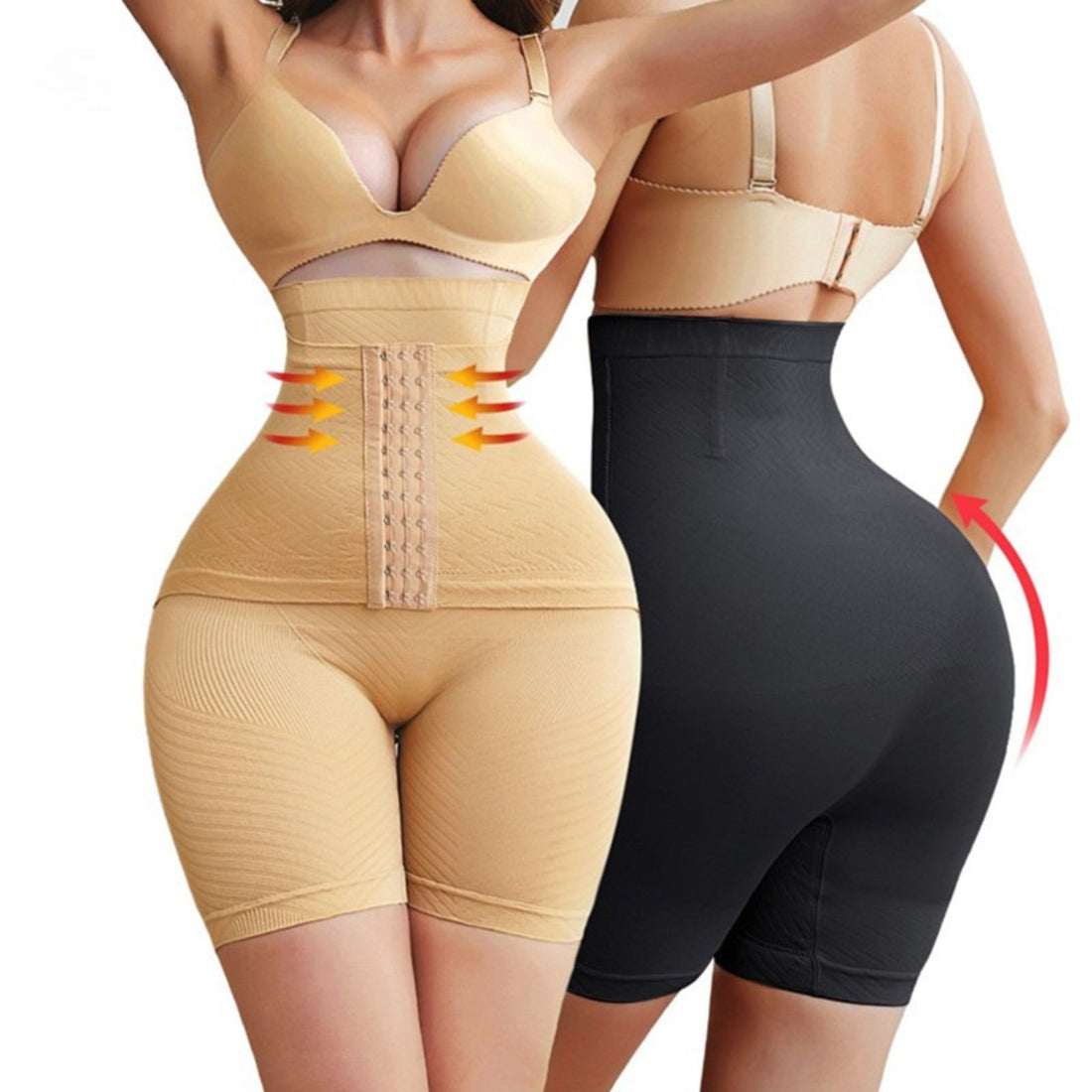Plus Size Slim Tummy Control Shapewear Butt Lifter High Waist Trainer Cincher Panty