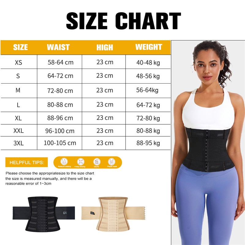 Plus Size Waist Trainer Shapewear Tummy Control Slim Belt for Women