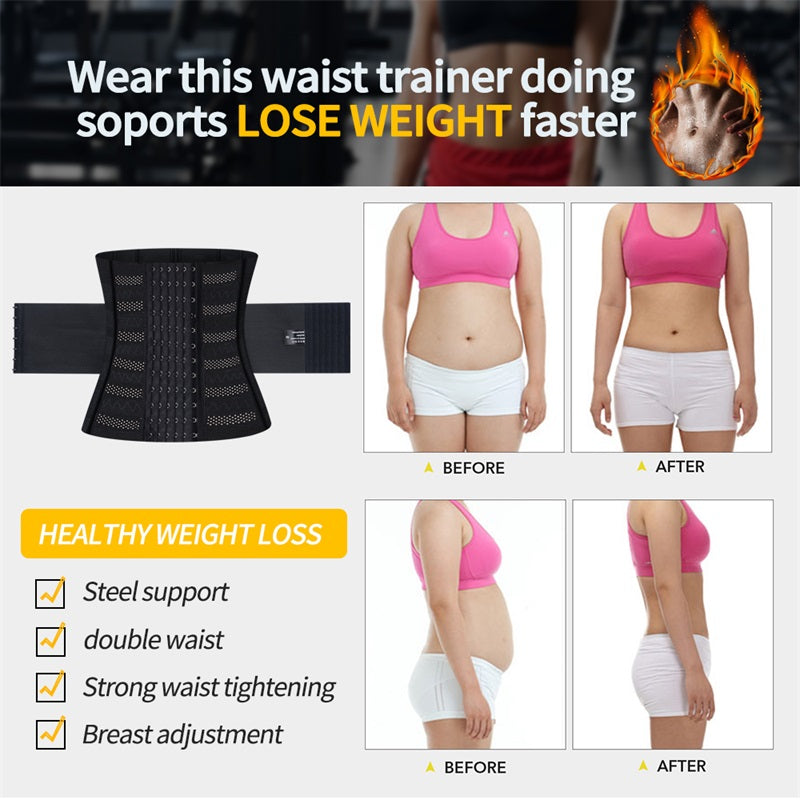 Plus Size Waist Trainer Tummy Control Shaper Girdle Corset Waist