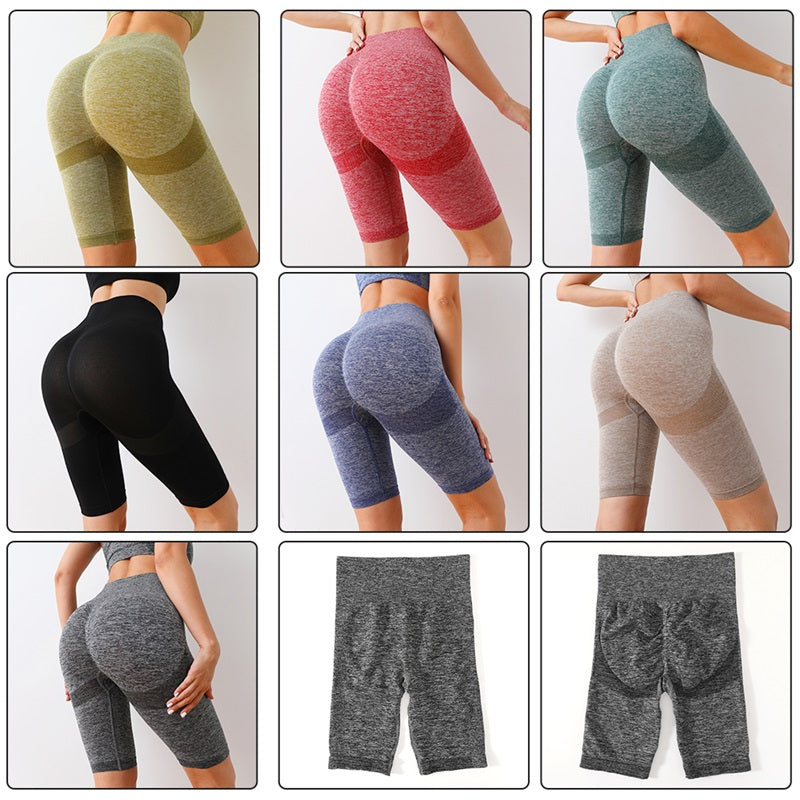 Push-Up Scrunch Butt Lift High Waist Leggings Seamless Yoga Set