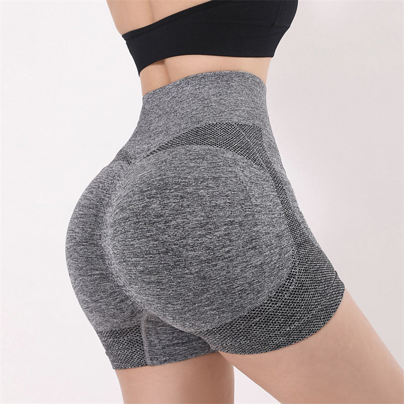 Seamless Butt Trainer Fitness Gym Shorts Butt Lift High Waist Yoga Leggings