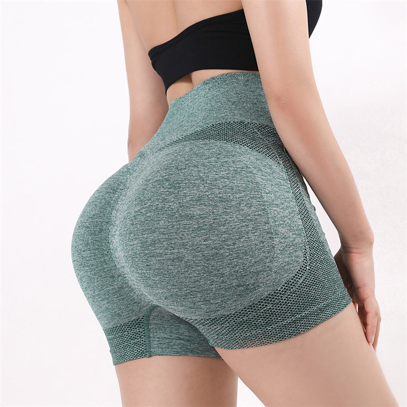 Seamless Butt Trainer Fitness Gym Shorts Butt Lift High Waist Yoga Leggings