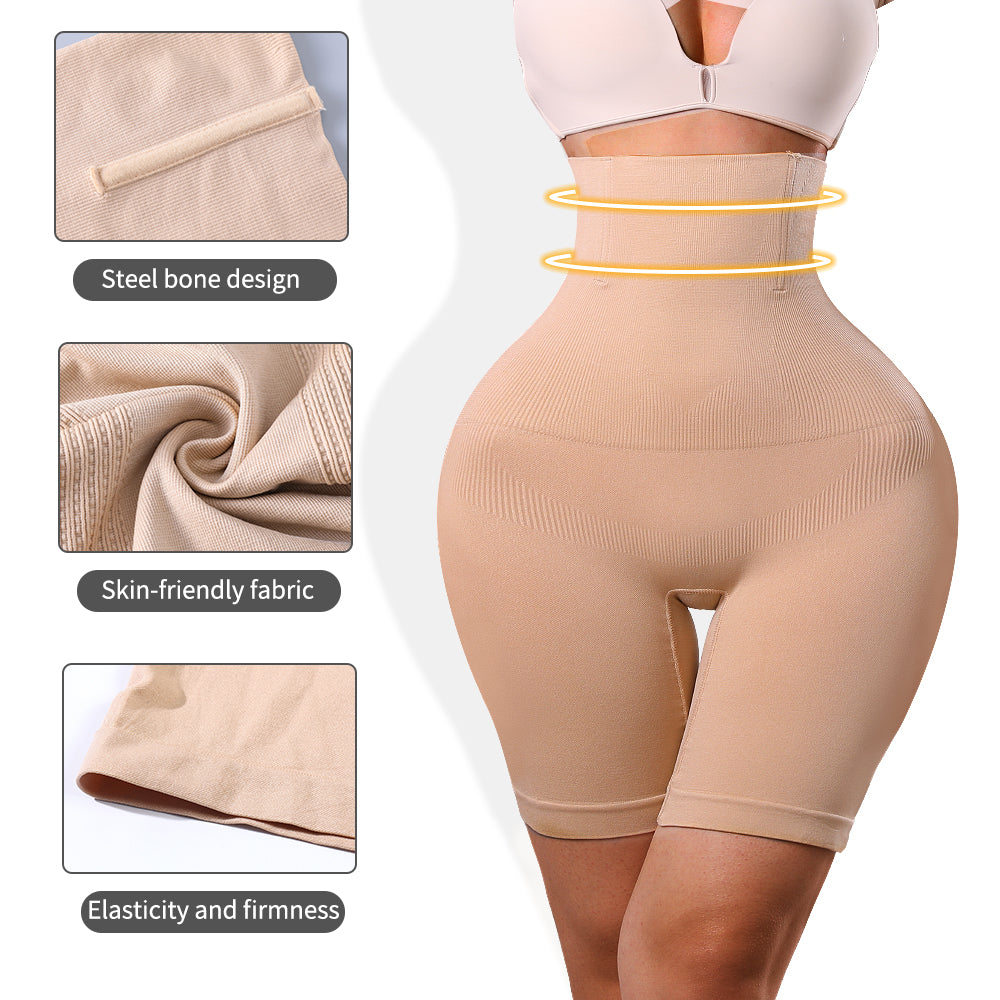 Seamless High Waist Butt Lifter Tummy Bodysuit Panties Full Body Shapewear