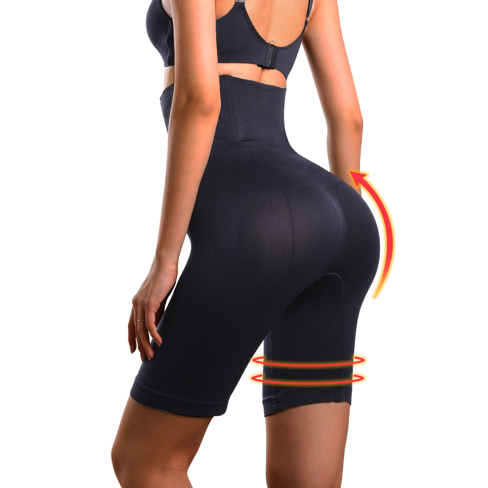 Seamless High Waist Butt Lifter Tummy Bodysuit Panties Full Body Shapewear