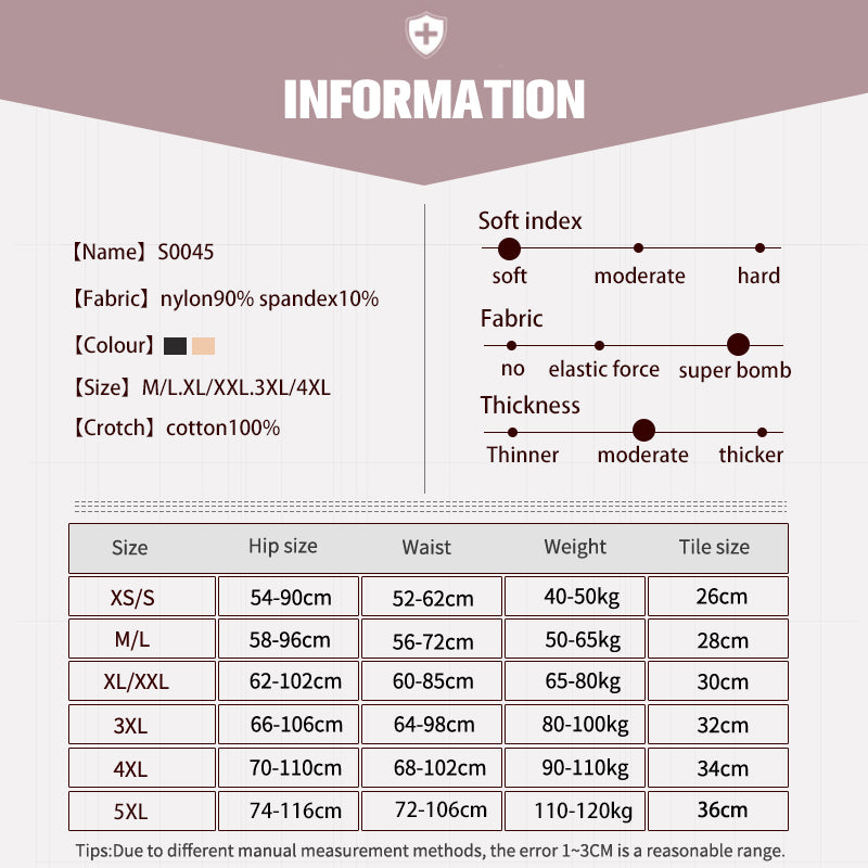 Seamless High Waist Butt Lifter Tummy Bodysuit Panties Full Body Shapewear