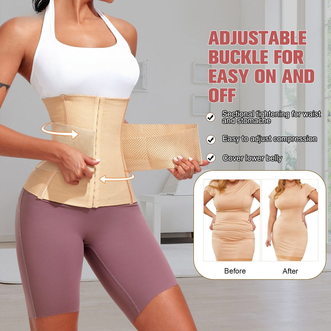 Seamless Waist Trainer Slimming Tummy Shaper Belt for Women