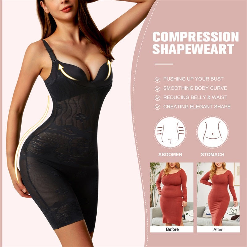 Shapewear Bodysuit Booty Lift & Tummy Control Seamless Shaper