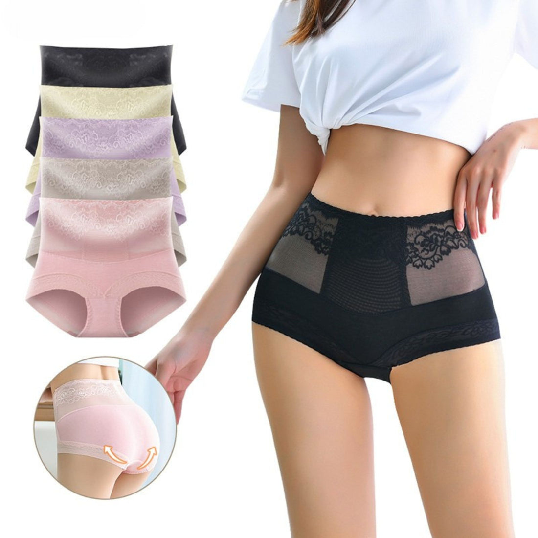 Slim Body Panties Shaper High Waist Trainer Underwear Shapewear