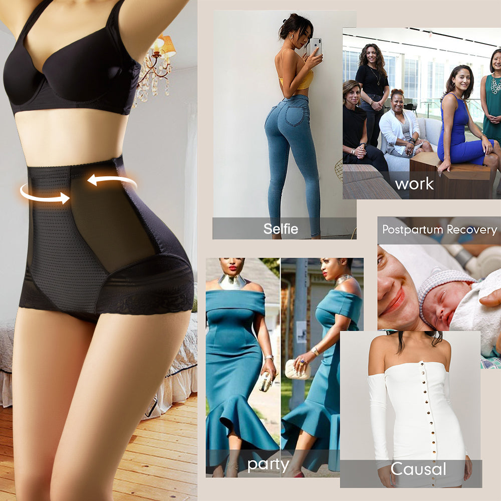 Slim Women High Waist Trainer Shaper Panties Tummy Full Body Shapewear