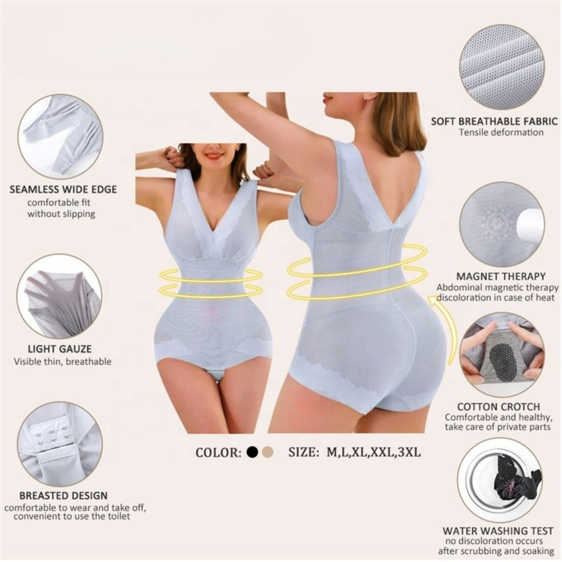 Sports Sauna Compression Sweat Corset Wear Waist Trainer Shaper Bodysuit