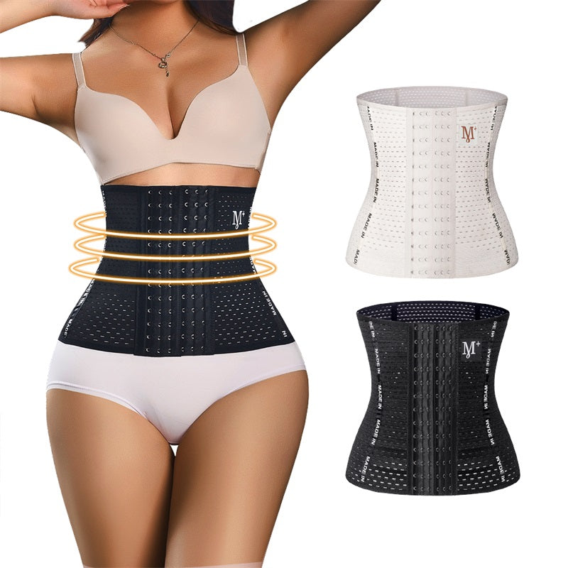 Sweat Shapewear Body Tummy Control Double Strap Waist Trainer Corset
