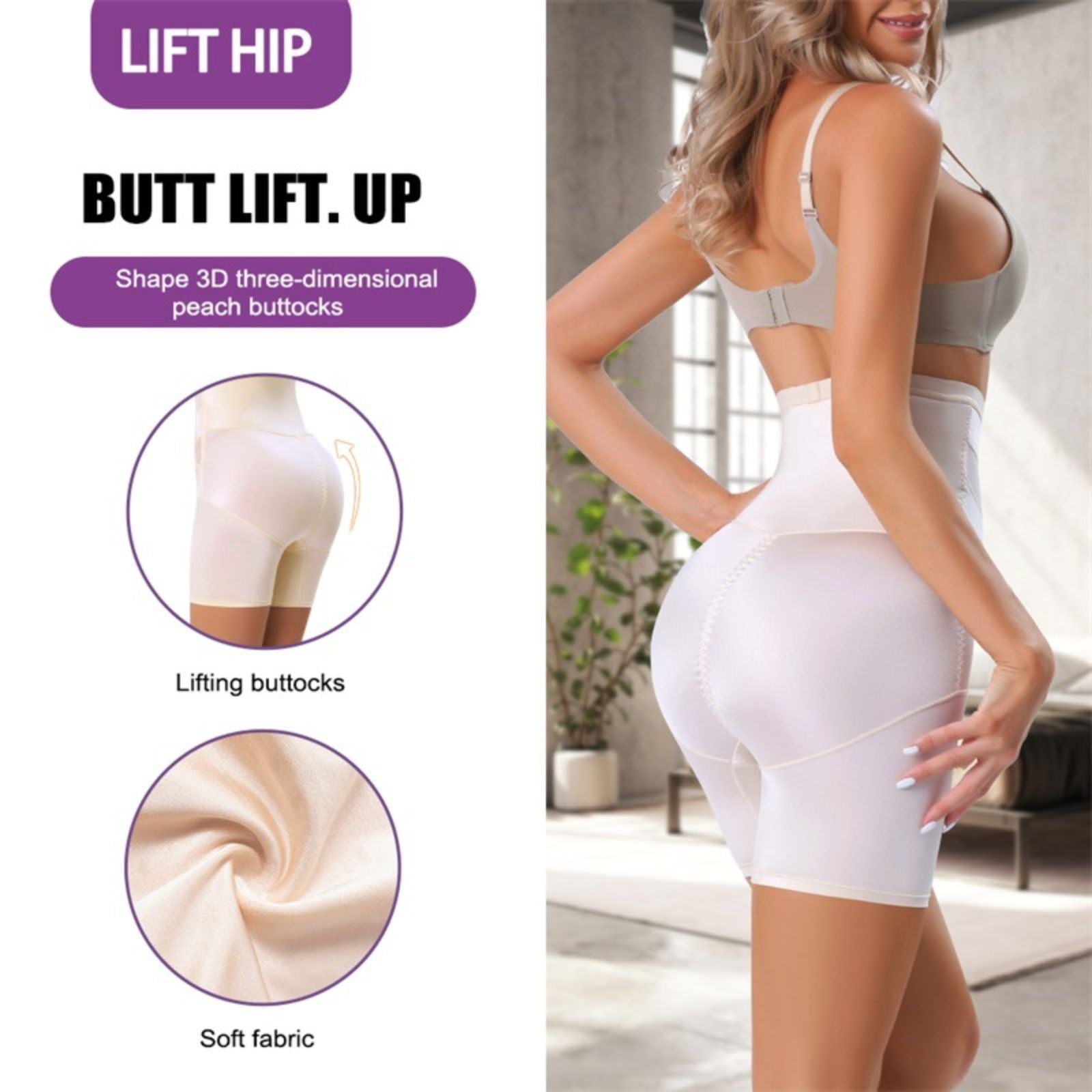 Thigh Butt Lift Shapewear High Waist Trainer Tummy Control Panties Shaper