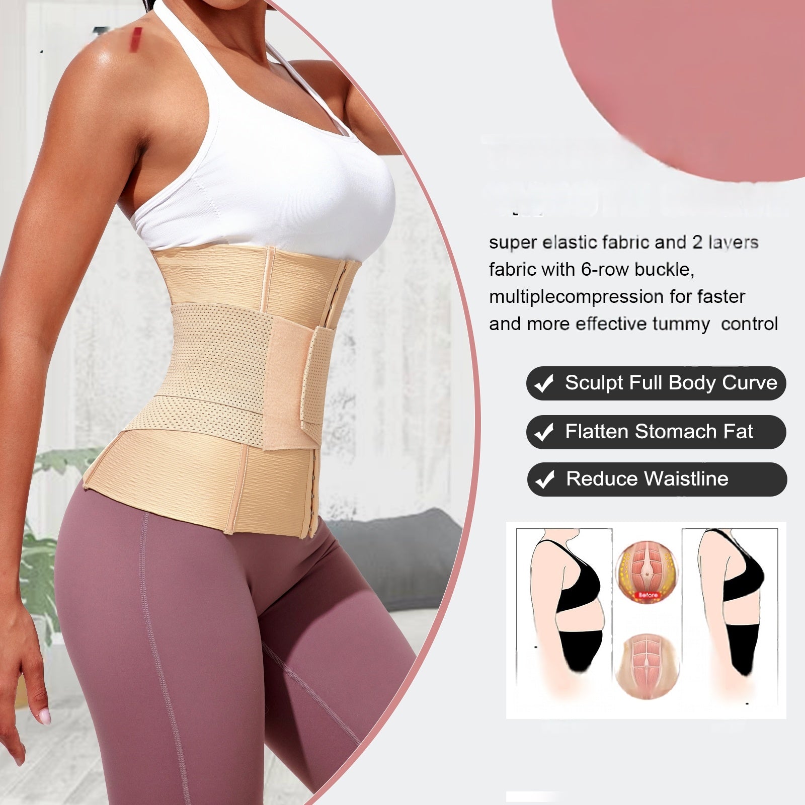 Top-Selling Colombian Fajas Shapewear Bodysuit Waist Trainer Corset