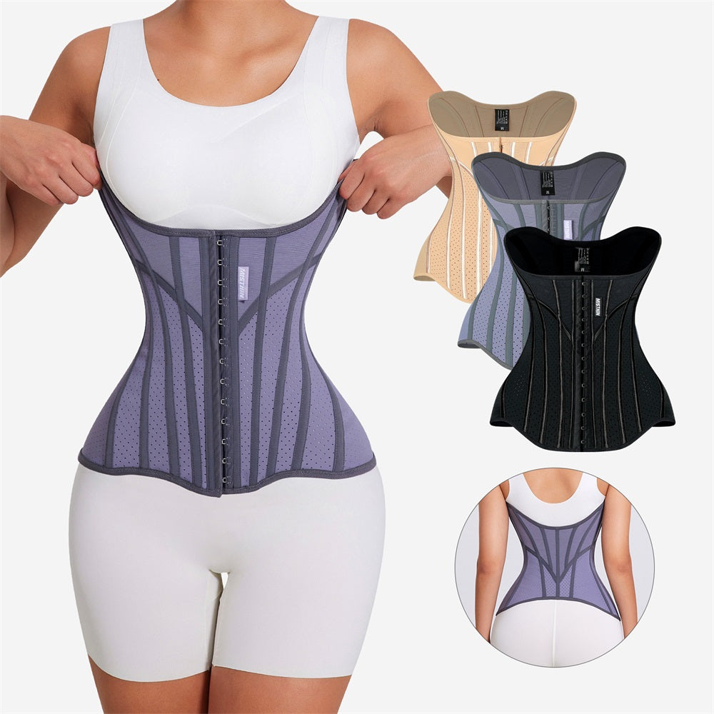 Trimmer Cincher Corset Double Belt Wrap Girdle Tummy Control Shaper