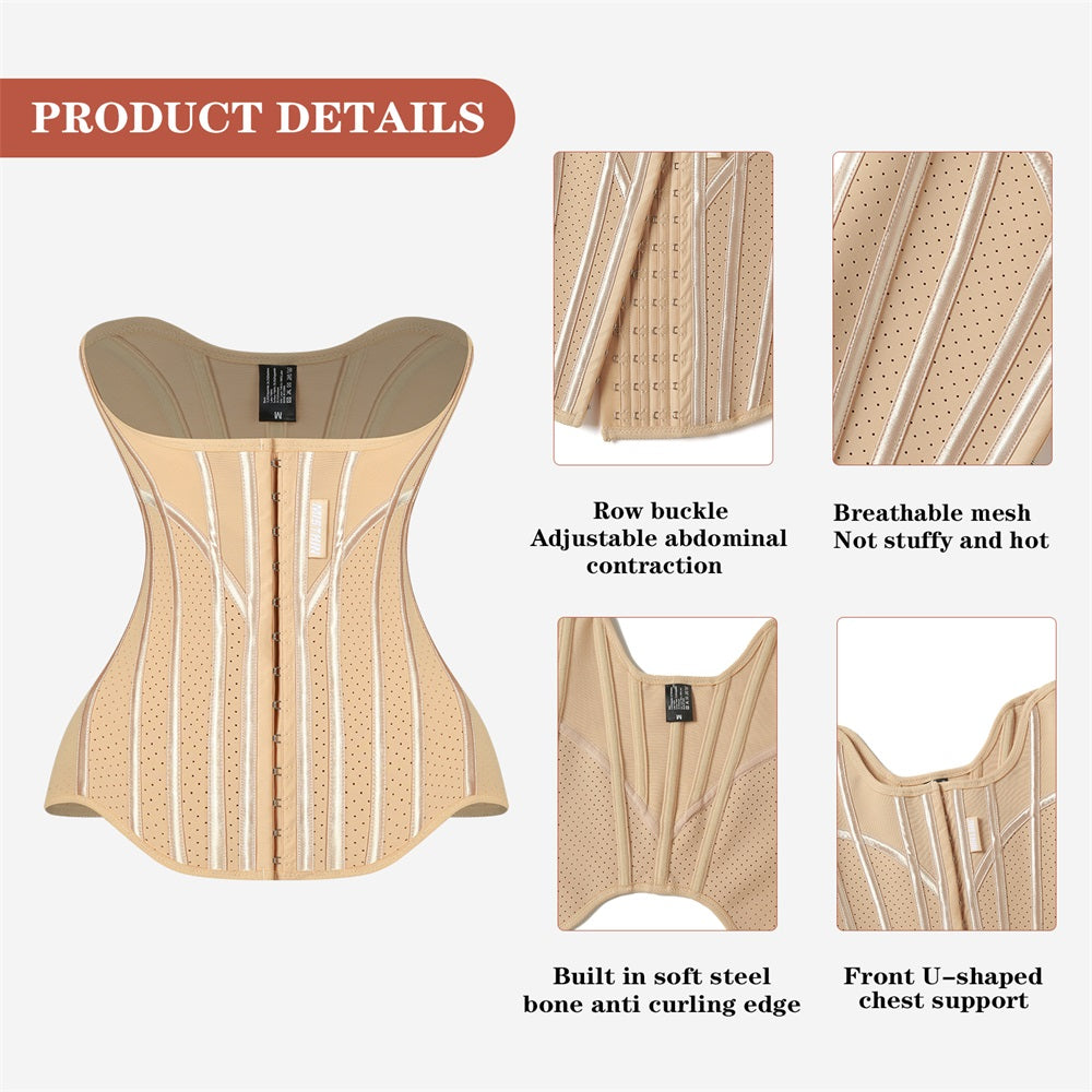 Trimmer Cincher Corset Double Belt Wrap Girdle Tummy Control Shaper