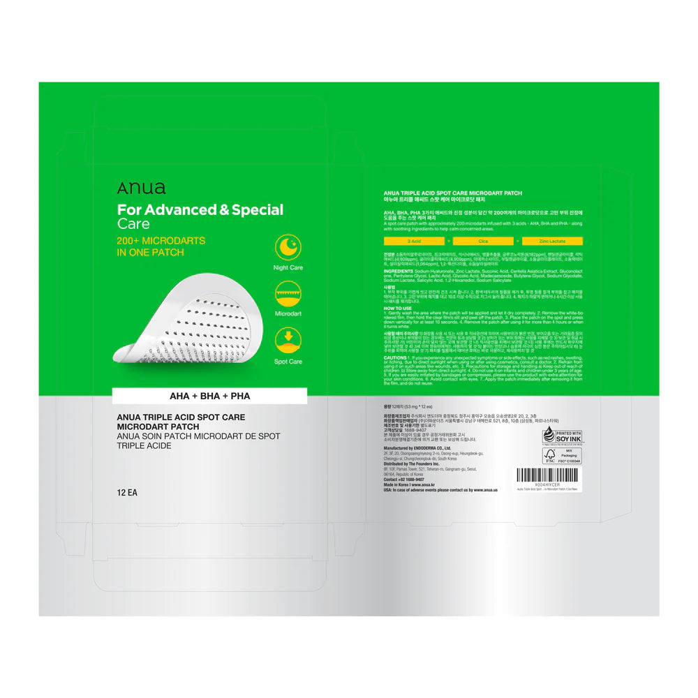 Triple Acid Spot Care Microdart Patch