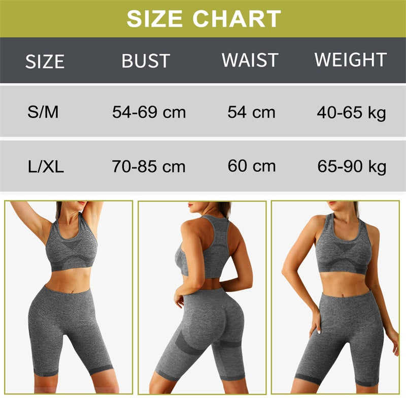 Women’s Butt Lift Leggings Seamless Yoga Set for Gym Fitness and Workout