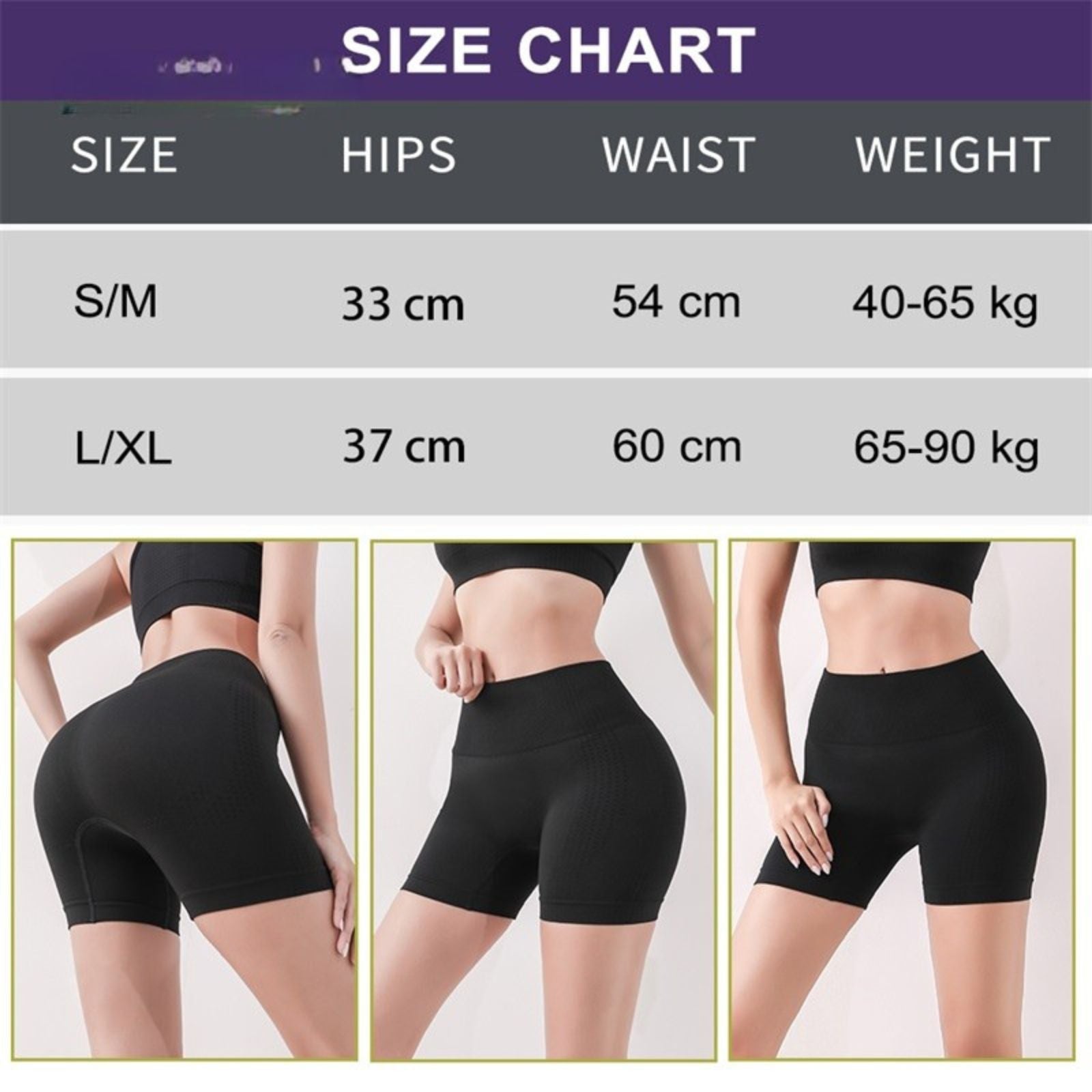 Women's High Waist Seamless Butt Lift Sport Panties Workout Shorts
