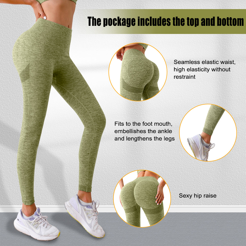 Yoga Leggings High Waist Scrunch Butt Lifter Tummy Control Fitness Gym Pants