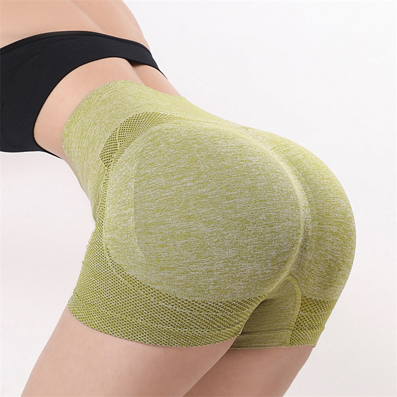 Yoga Shorts Seamless Butt Lift and Tummy Control Gym Leggings for Fitness