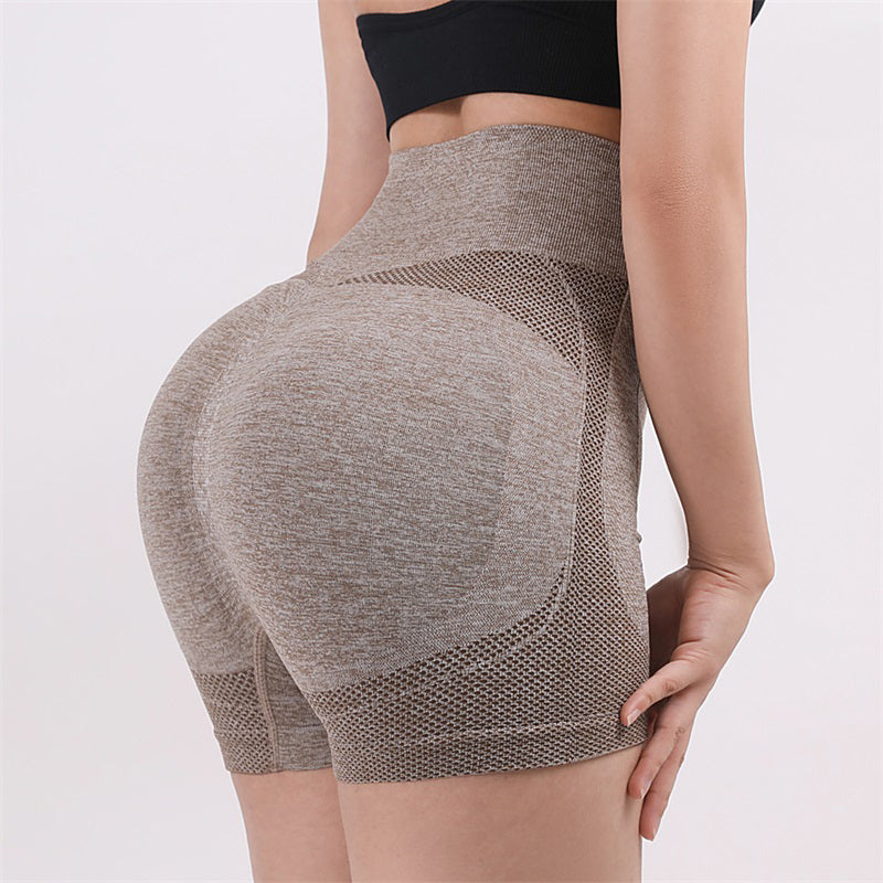 Yoga Shorts Seamless Butt Lift and Tummy Control Gym Leggings for Fitness