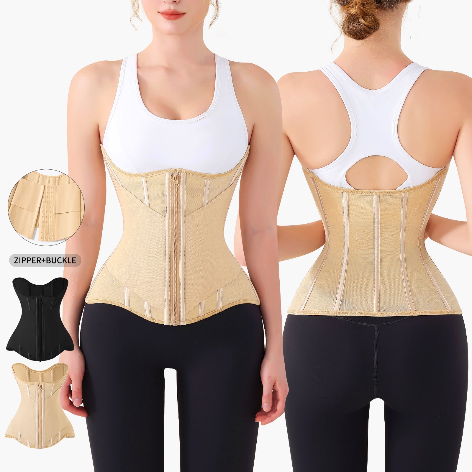 Zipper Waist Trainer | Workout Waist Trainer | Iamskin.com